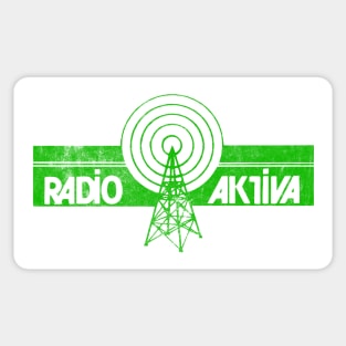 Radio Aktiva, Aalst Nederland / 80s Radio Station Sticker